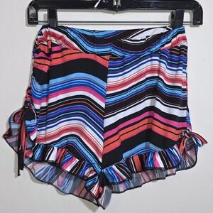 AbstractA Enjoy Life Wear Swimsuit Bottom Womens Size M Multicolor Ruffle Good